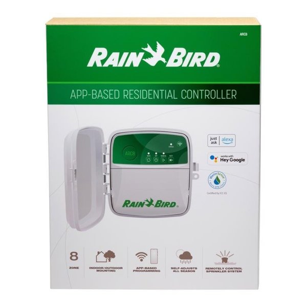 Rain Bird Programmable 8 Zone Residential Controller ARC8